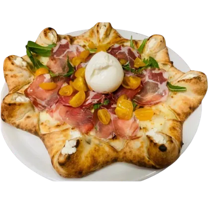 Pizza STAR Vega, a forma di stella con le punte ripiene